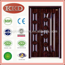 Mother and Son Steel Entry Door KKD-569B for Residential Security